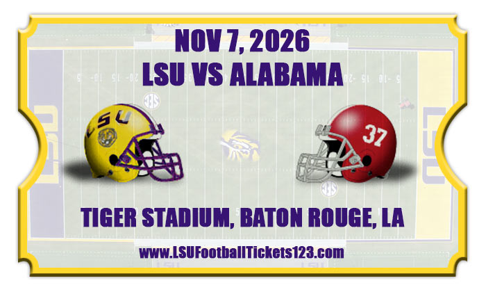 2026 Lsu Tigers Vs Alabama Crimson Tide