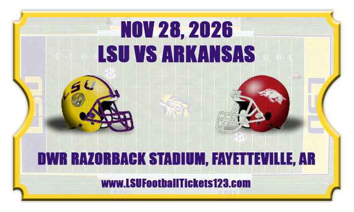 2026 Lsu Tigers Vs Arkansas Razorbacks