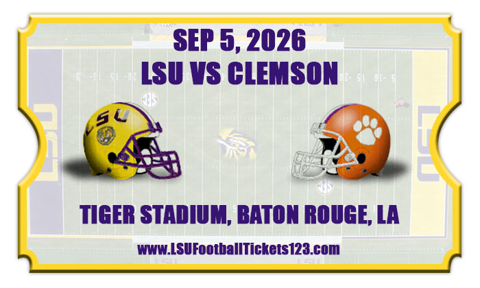 2026 Lsu Tigers Vs Clemson Tigers