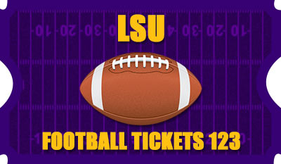 Lsu Football Tix 123 Logo